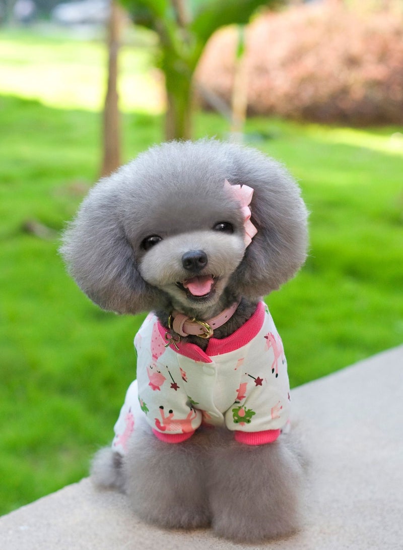 Loquat Casual dog T-shirt Pink - Image 1