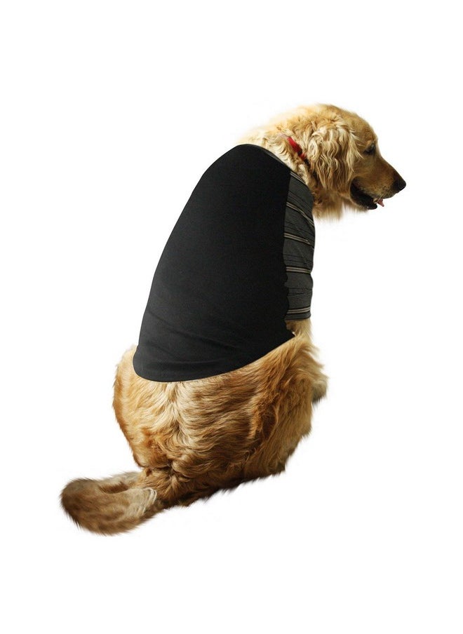 rusepin - .Pet Clothes Solid Striper Raglan Full Sleeves Round Neck Dog Streetwear T-Shirt/Tees Apparel For Dogs./Medium (Chubby Pugs, Beagle Etc.) - Image 1