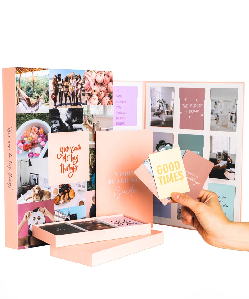 Lamare Vision Board Kit – Premium Dream Board Supplies – Complete Vision Board Supplies for Women, Mood Board Supplies & Collage Book for Manifestation - Image 1