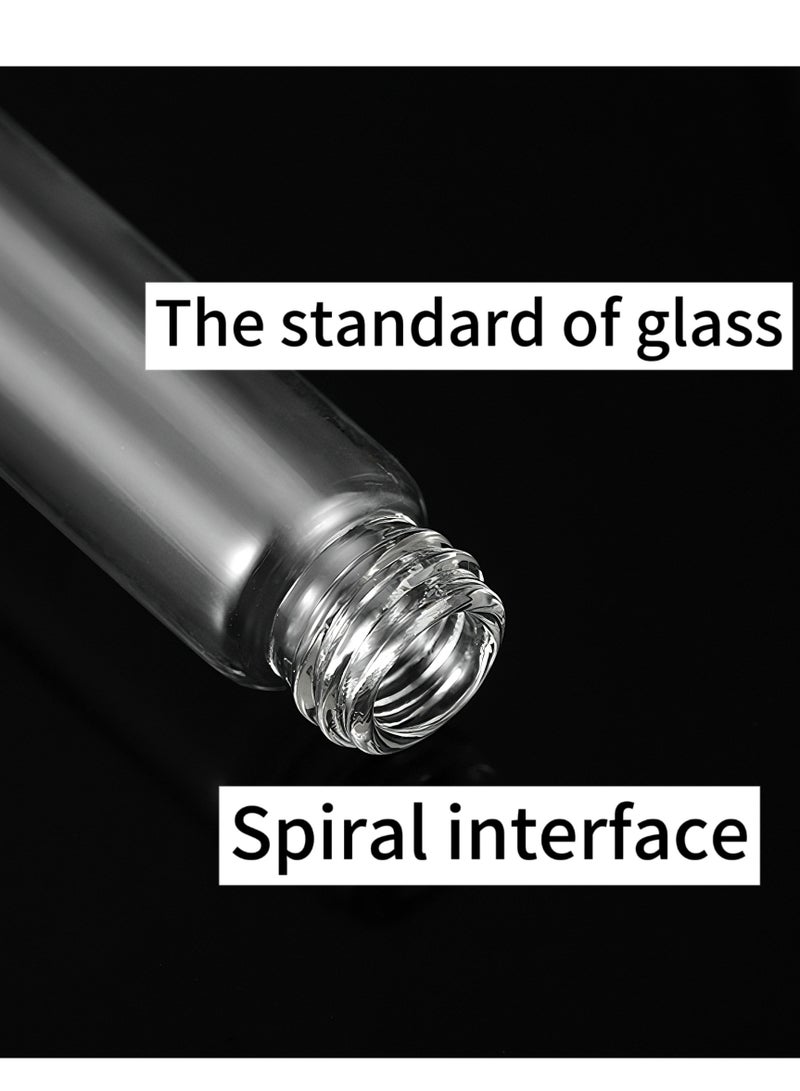 70PC Mini Spray Bottles 10ml Clear Glass Perfume Bottles Refillable Fine Mist Spray Bottles，transparent perfume glass bottle sample bottle, perfume cosmetic water spray bottle, reusable perfume sample spray container, travel size empty spray bottle. - Image 3