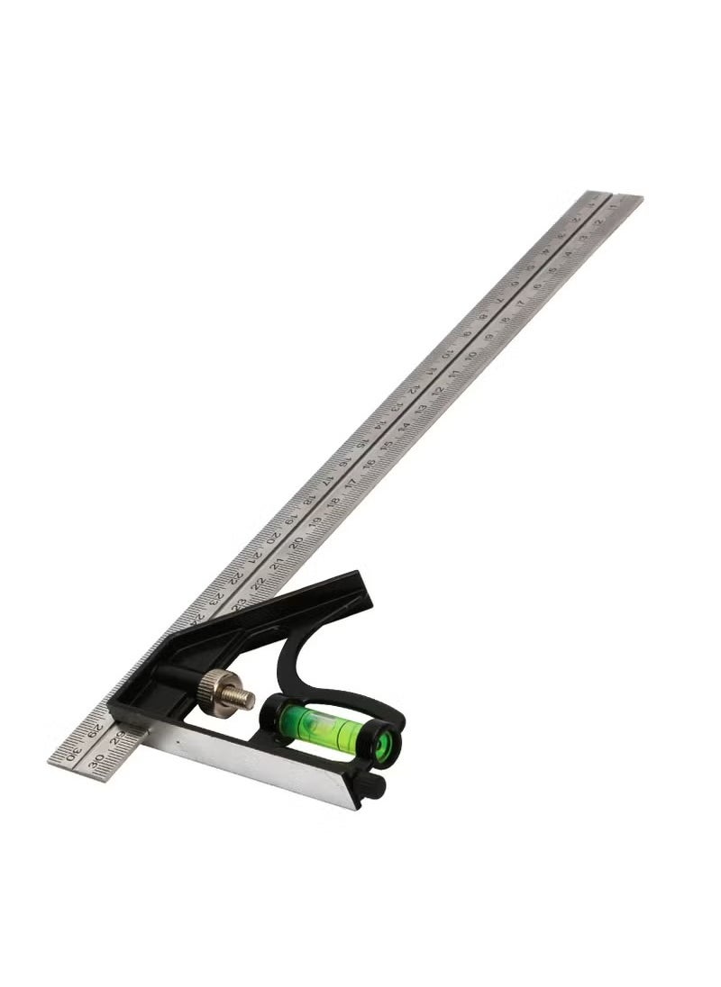 Generic Stainless Steel Combination Ruler – Multi-Tool Square with Metric & Imperial Scales – Level, Depth Gauge, Height Gauge, Scriber – Marking & Measuring Tool for Carpentry, DIY & Engineering  - Image 4