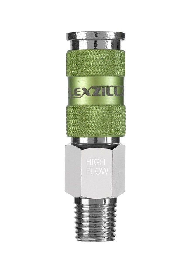 Flexzilla Pro High Flow Coupler, 1/4" Body, 3/8" MNPT - A53626FZ - Image 1