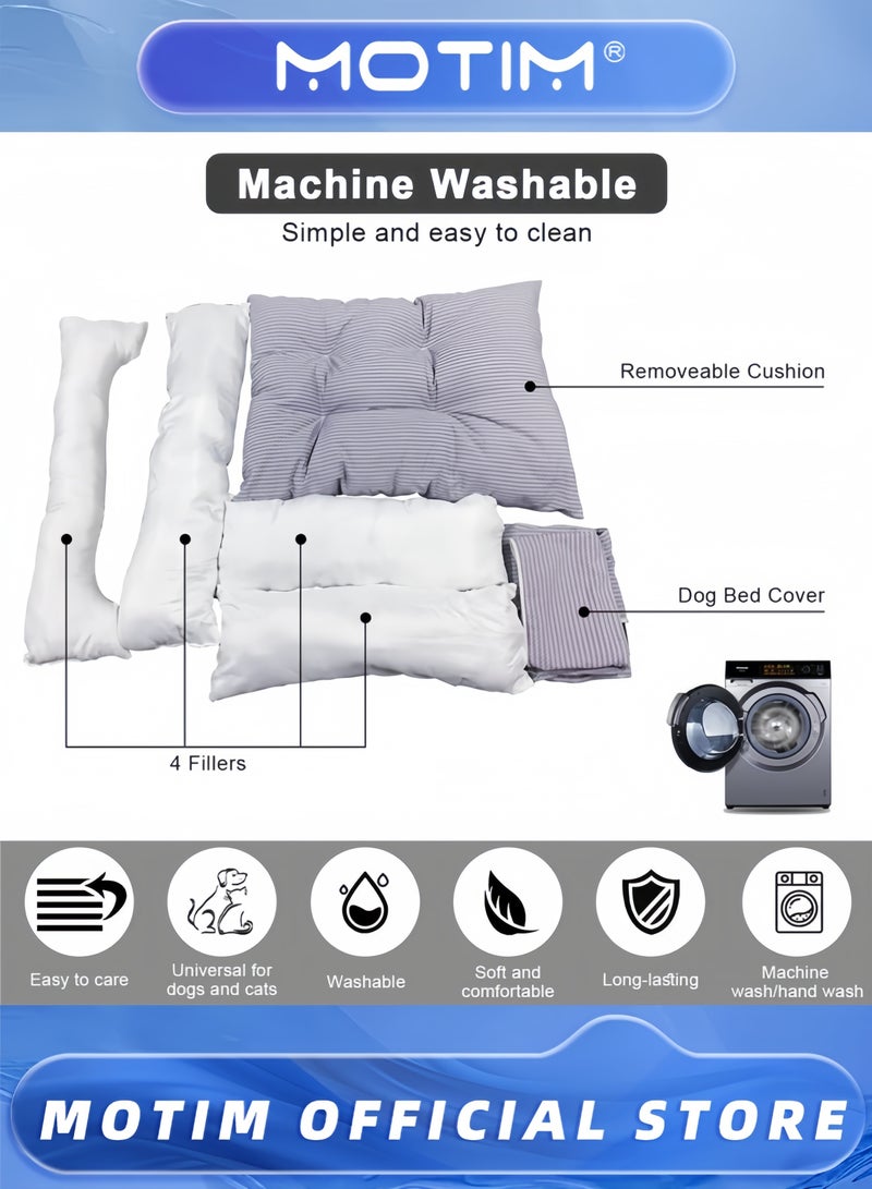 Motim Large Dog Bed Pet Sofa Lounger Puppy Couch Removable Machine Washable Cover Cushion Big Cat Kennel Cot - Image 4