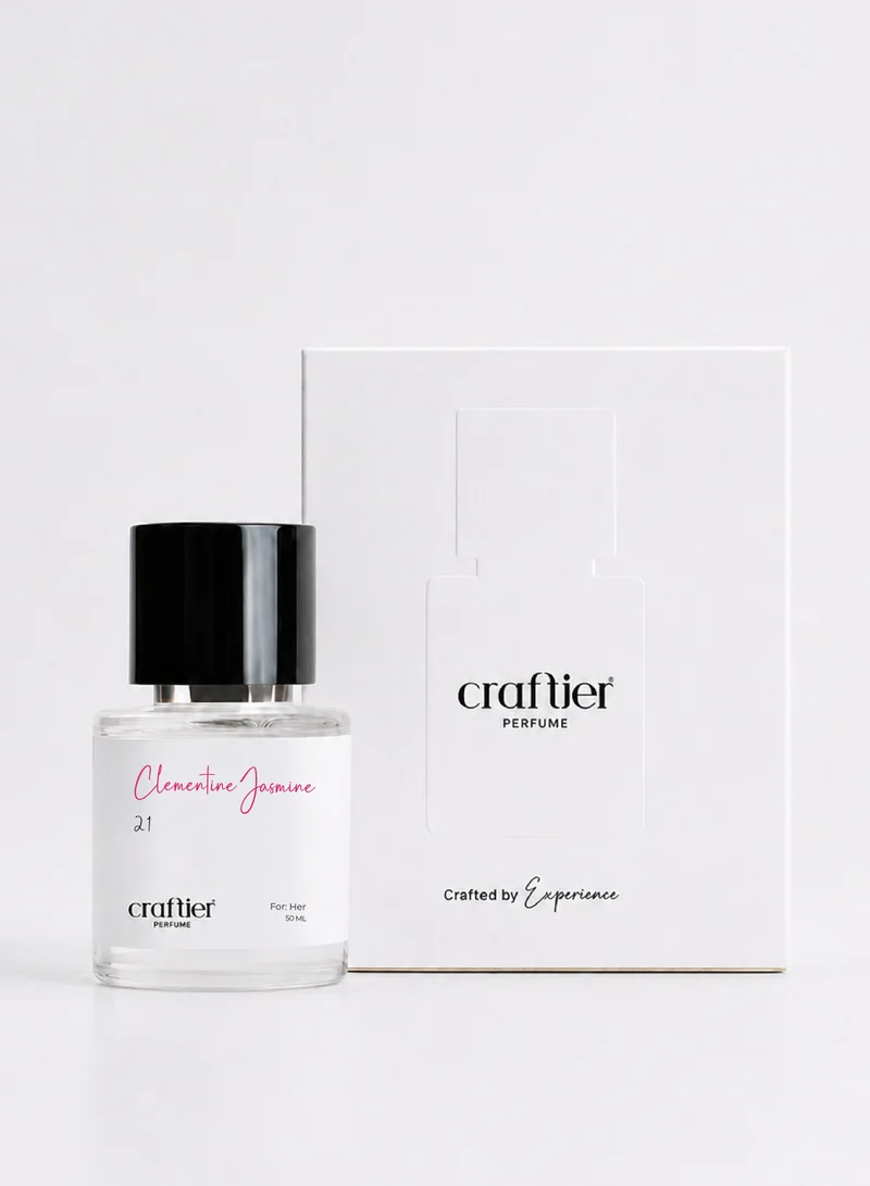 Craftier Perfume Inspired-Cinema CLEMENTINE JASMINE - Inspired of-CINEMA, Eau De Parfum for Women - 50ml, Long Lasting Floral Fragrance Upto 16 Hrs, Travel Size Women's Perfume for Women | Best Price UAE