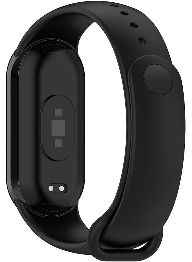 erorex Compatible With Xiaomi Band 9 Replacement Band Watch Band Of Silicone Wrist Strap Compatible With Xiaomi Band 9 Black  - Image 1