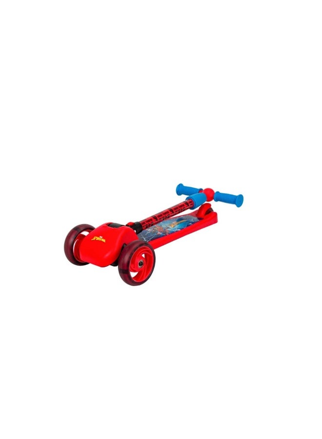 Spartan Marvel Spider-Man Light-up 3-Wheel Scooter - Image 1