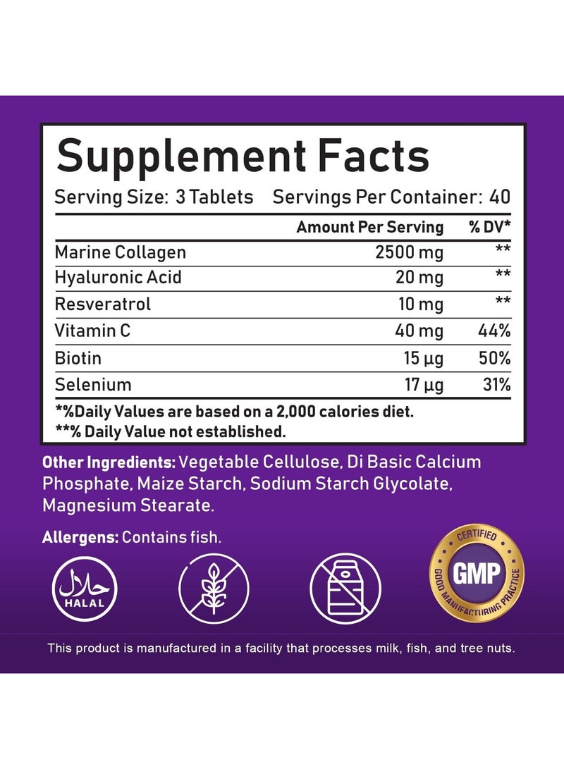 أن بي أل ناتشورال Marine Collagen Powder, Unflavoured, 12g Collagen Per Serving, 221g, 18 Servings - Image 2