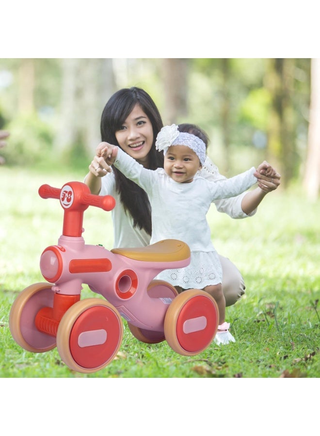 Balance Bike for Kids – Ride-On Car with Silent Four Wheels, Music, and Lights  - Image 4