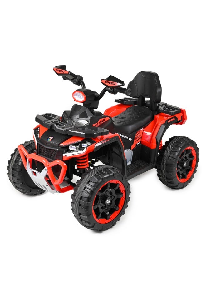 كيكو دباب 4 كفرات تعمل بالبطارية القابلة لإعادة الشحن 12 فولت للأطفال مع موسيقى وصوت وضوء كهربائية مع ريموت لتحكم من 2 إلى 5 سنوات - Image 1