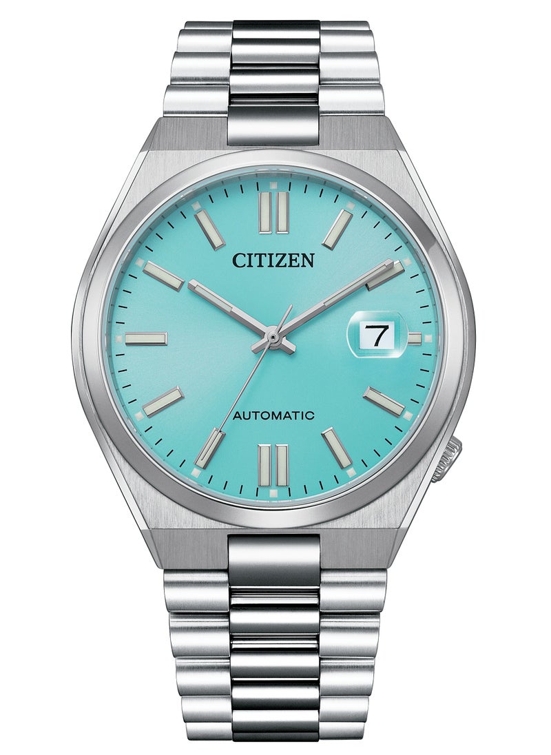 CITIZEN Citizen Automatic NJ0151-88M - TSUYOSA, Silver Stainless Steel Bracelet, Turquoise Dial.  - Image 1