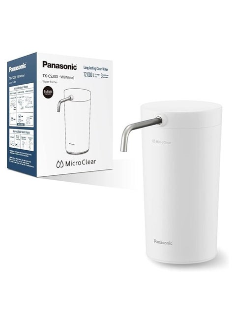 Panasonic TK-CS200 Water Purifier, 12000 ltr cartridge- White