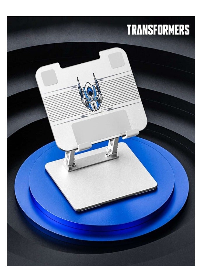 TRANSFORMERS Aluminum Alloy Laptop and Tablet Portable Desk Stand Silver - Image 3