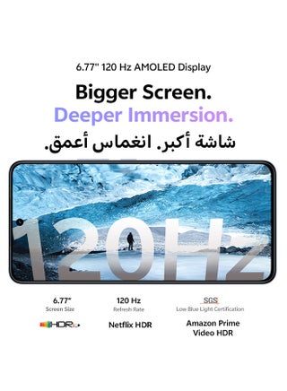 V70 Lite AI 5G Dual SIM Elegant Black 8GB RAM 128GB (90 W Charger Supporting) With Exclusive Gifts Earbuds And 24 Months Warranty + 1 Year Screen Replacement - Middle East Version - view 4