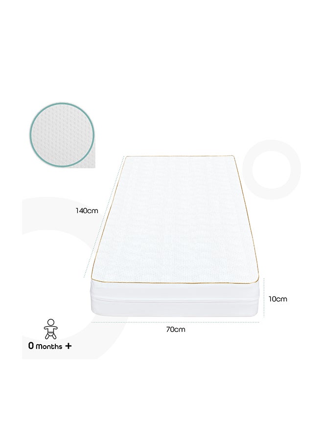 Moon Wooden Toddler Bed 143x73x60 With Mattress 140x70x10 Cm - Image 5