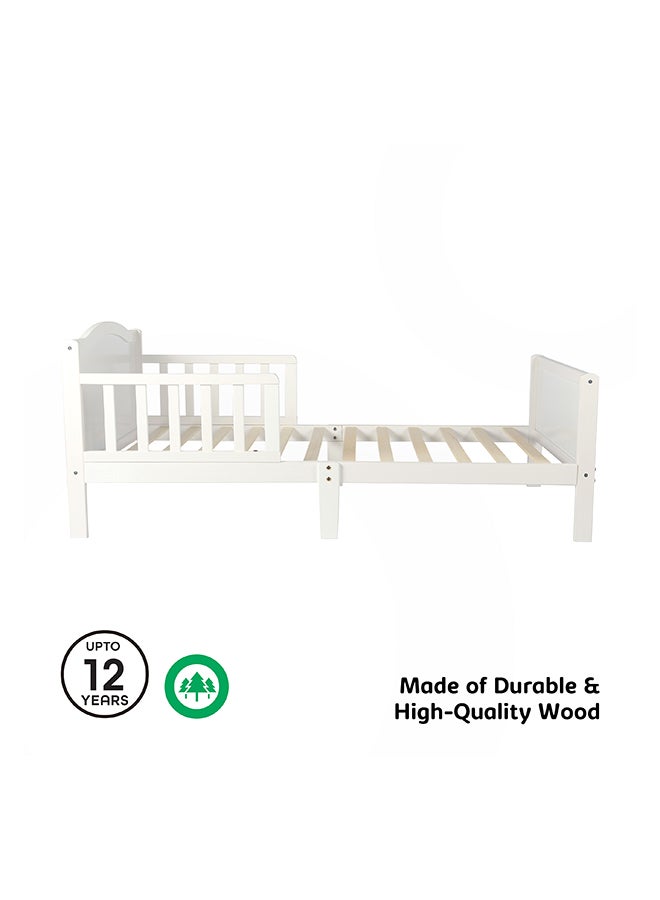 Moon Wooden Toddler Bed 143x73x60 With Mattress 140x70x10 Cm - Image 2
