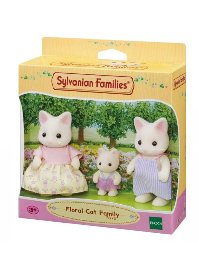 Epoch Sylvanian Families: Floral Cat Family - Image 1