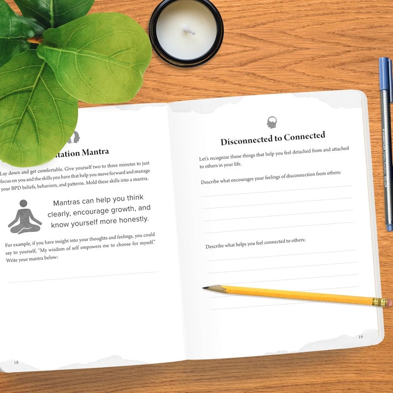 دفتر يوميات BPD الموجه: مساحتك للتخلص من المشاعر القوية، ورعاية الذات - Image 4