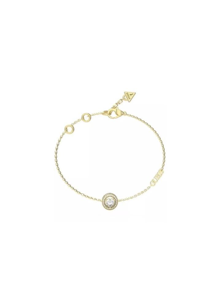 GUESS Solitaire Heart Crystal Bracelet 