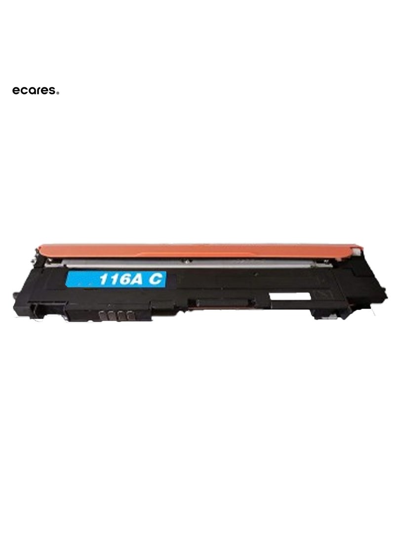 ECARES® 116A|W2061A  Compatible Toner Cartridge use for HP Color Laser MFP178nw 179fnw 150a 150w 150nw Printers (Cyan) - Image 1
