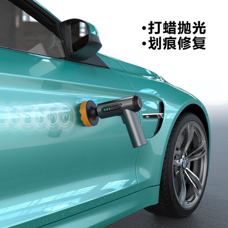 Car Polishing Machine Wireless Waxing Machine Car Small Grinder Power Tool Car Household Digital Display Grinding - Image 4