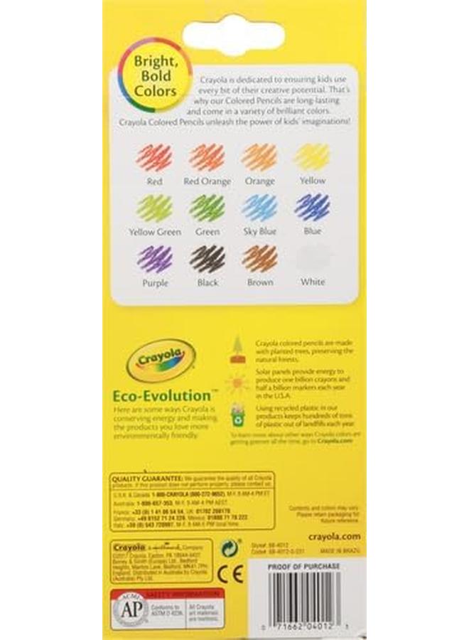 Crayola Colored Pencils 12 Count Colored Pencil Set - Image 3