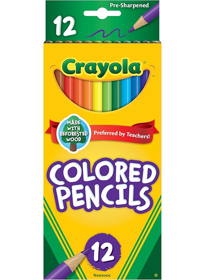 Crayola Colored Pencils 12 Count Colored Pencil Set - Image 1