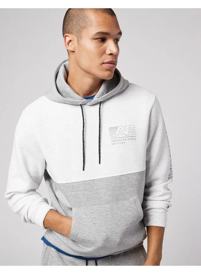 American Eagle Color Block Hoodie