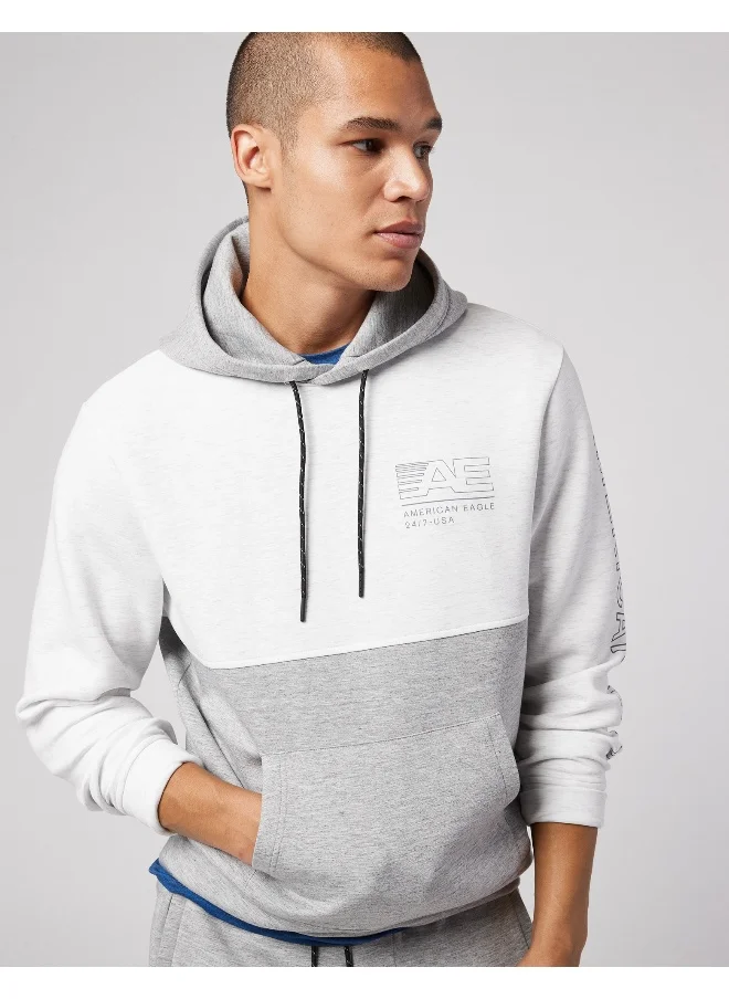 American Eagle Color Block Hoodie