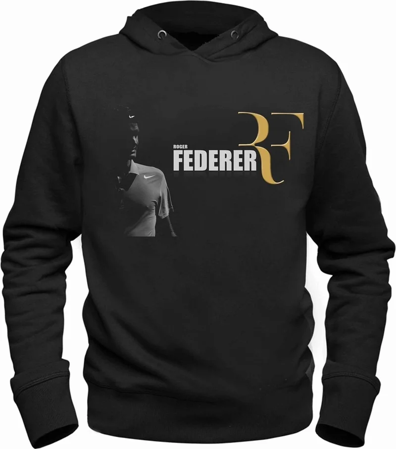 Alfa Tshirt Alpha Tshirt Roger Federer Black Sweatshirt