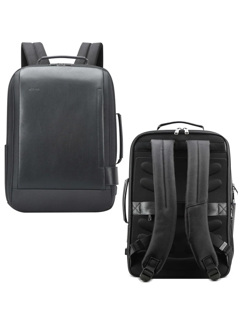 Bopai  Unisex Premium Lightweight Expandable Laptop Backpack Water Resistant Multifunctional Two-Way Loader Daypack with Built in USB Port for Casual/ Office/ School/ College, BB631A, Black  | Best Price UAE