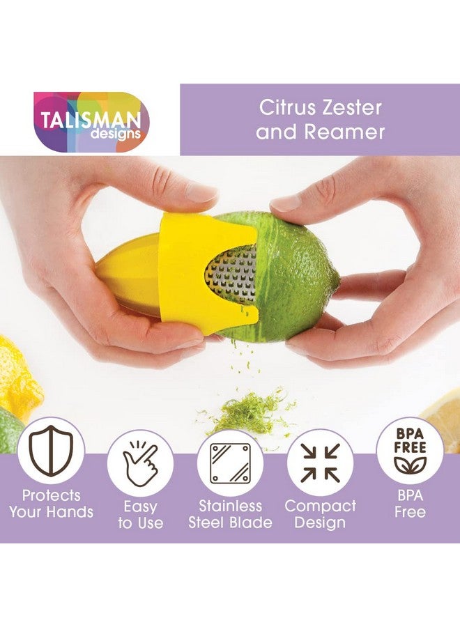 تاليسمان ديزاينز مبشرة وموسّعة الحمضيات من تاليسمان ديزاينز | مبشرة البرتقال والليمون والليمون الحامض | مطبخ خالٍ من مادة BPA | مطبخ عملي، أداة بشر | بلاستيك وفولاذ مقاوم للصدأ - Image 5