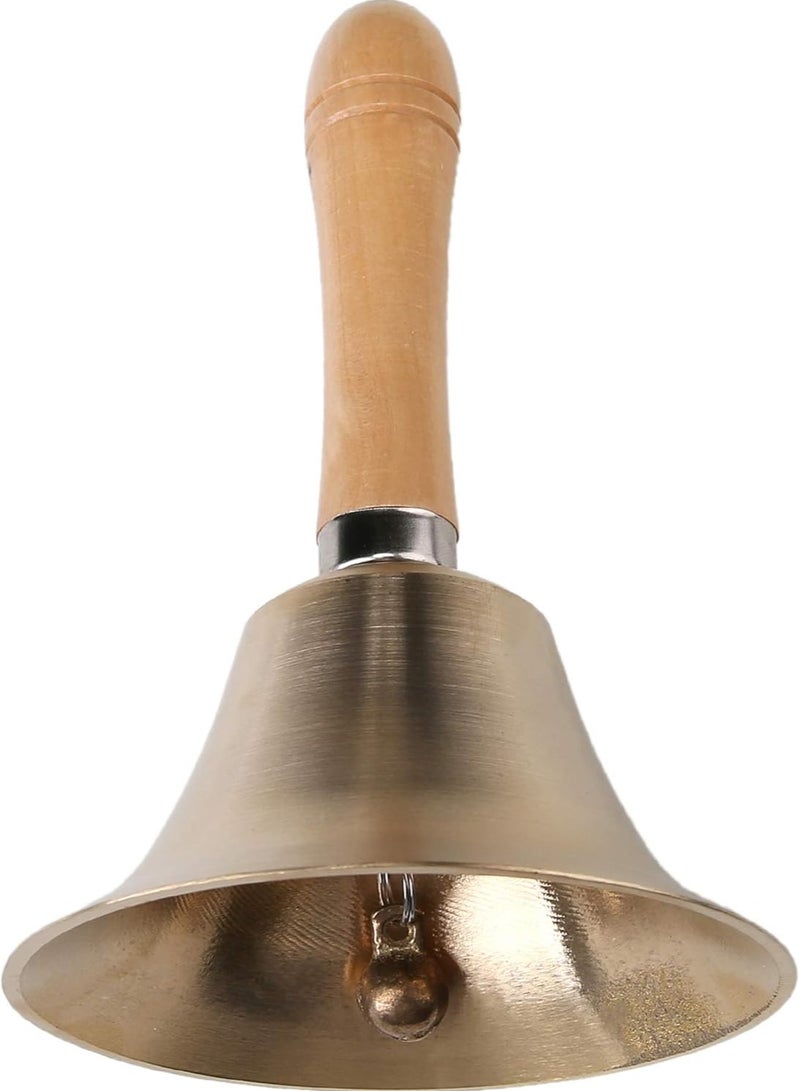 Generic Super Loud Solid Brass Hand Call Bell - Image 1