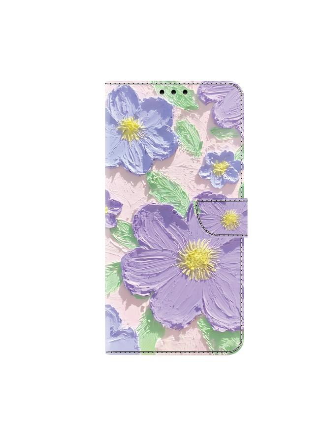 Zaboon Case For iPhone 13 mini Fresh Painted Leather Phone Case - Image 2