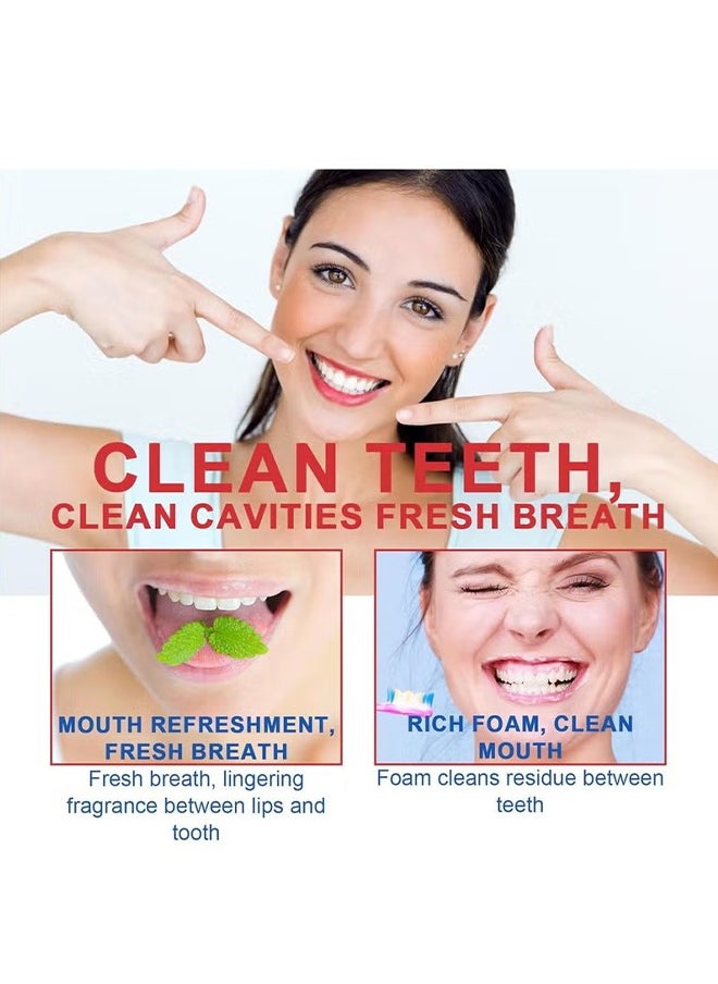 SP Sp-6 Ultra Whitening Toothpaste, Sp-6 Probiotics Whitening Toothpaste, MS DRWIKEY Probiotics Bright White Toothpaste, Msdrwikey Sp-6 Toothpaste Oral Health Management, Fresh Breath (Red)  - Image 2