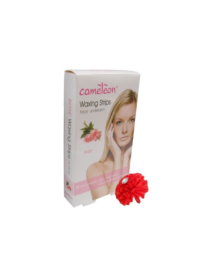 Cameleon Waxing Strips Face Underarm Variant Flavour (Rose) - Image 1