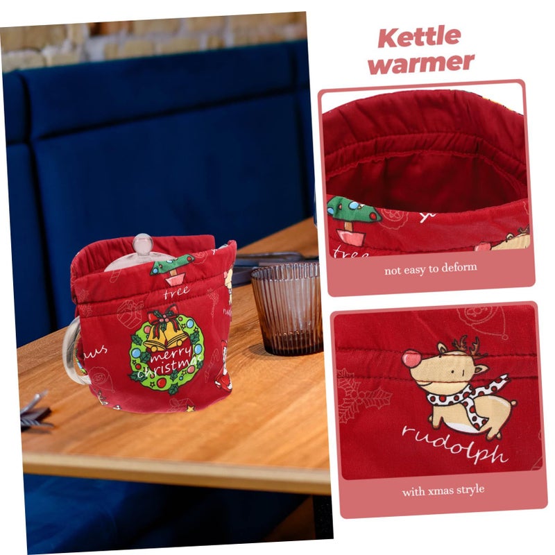 Cozy Teapot Warmer Cover Washable Reusable Hot Water Keeper For Home - Image 5