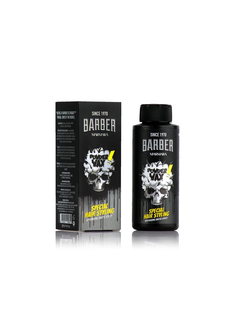 barber marmara - BARBER MARMARA Styling Powder with Matt Effect  Hair Powder for Women  Men Modeling Powder for a Matte Look - Image 1