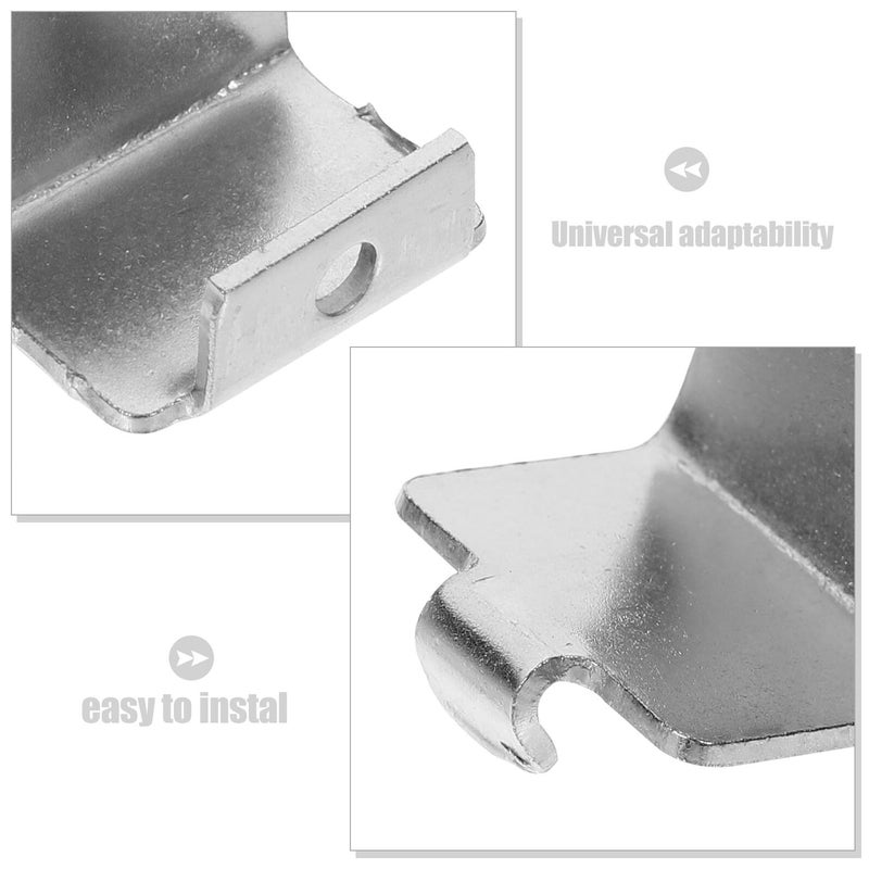 10 Stainless Steel Refrigerator Freezer Shelf Support Clips Brackets Hardware - Image 4