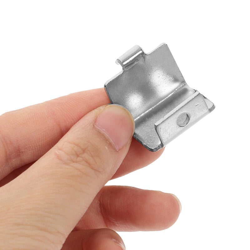 10 Stainless Steel Refrigerator Freezer Shelf Support Clips Brackets Hardware - Image 5