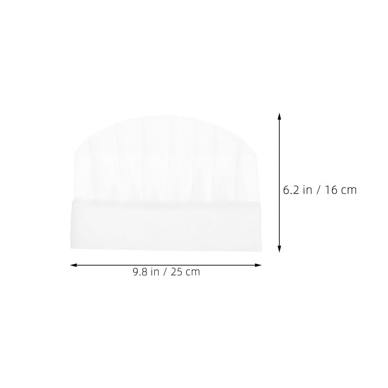 30pcs Kids Chef Hat: Kids Reusable Chef Hat - One-Time Use Kitchen Cap - Cooking Cap For Cooking Baking And Party Favors - Image 2