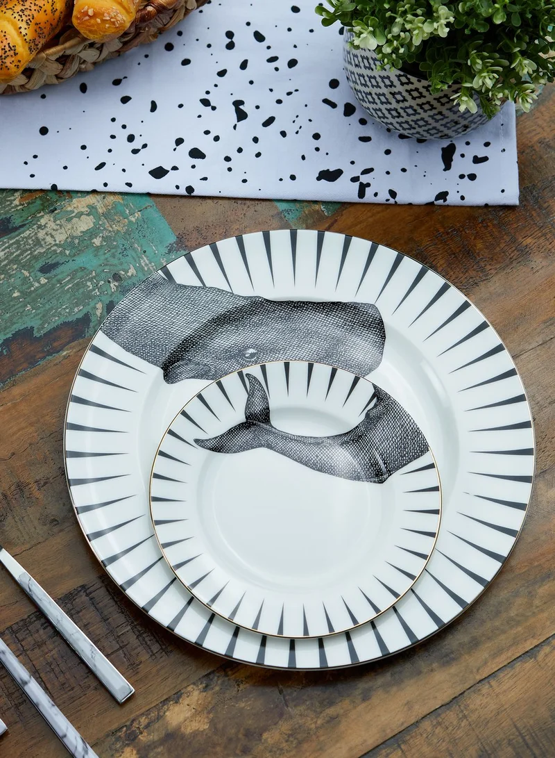 YVONNE ELLEN Whale Dinner Set