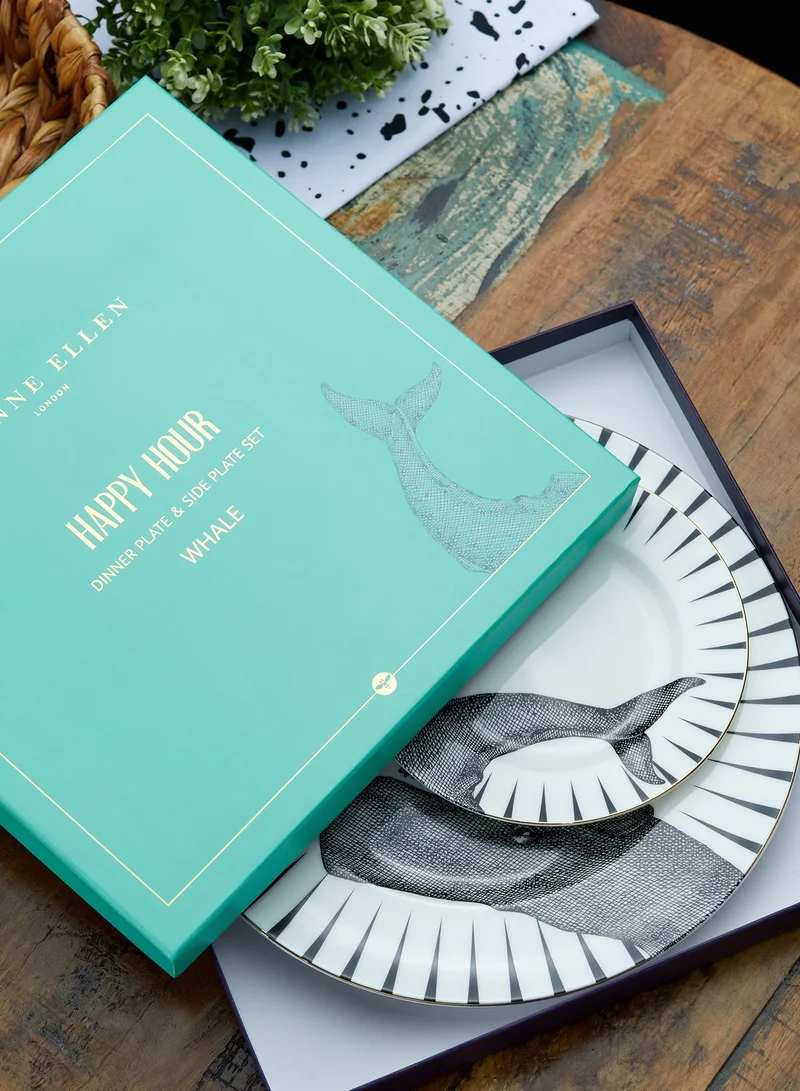YVONNE ELLEN Whale Dinner Set
