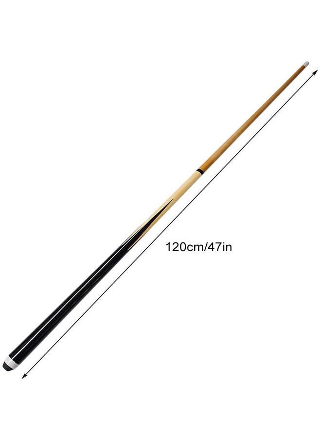 Thoraya Pool Cues 47in Pool Stick Children's Cue Sticks Kids Hardwood 1/2 Billiard House Cue Stick  - Image 1