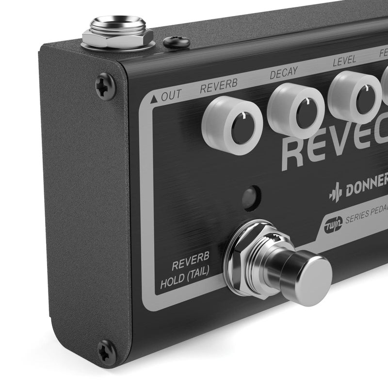 Donner Reverb Delay Pedal 2 in 1 Effects for Electric Guitar, Pedalboards, Revecho Pedal, 2 Modes with Tap Tempo Delay Guitar Effect Pedal - Image 5