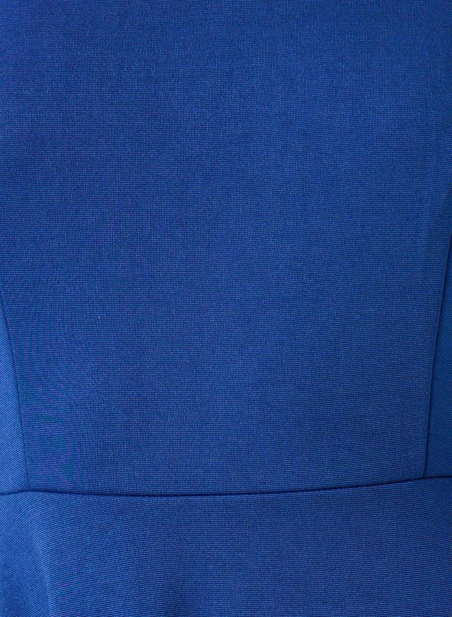 Styli Cobalt Fit & Flare Dress