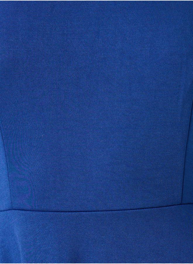 Styli Cobalt Fit & Flare Dress  - Image 4
