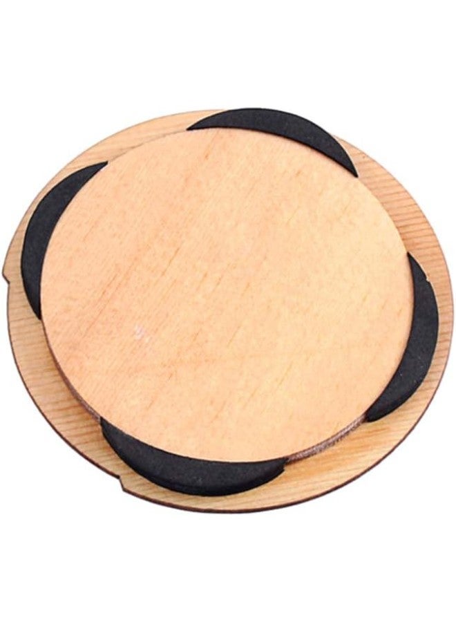 klarako Guitar Sound Hole Cover Maple Wood Guitar Feedback Buffer Cover Pickup Sound Hole Block For 40 41 V11 Eq Acoustic Folk Guitars (Bird) - Image 3
