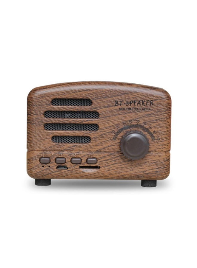 Bluetooth portable radio - a rechargeable FM radio with a speaker and TF card interface - suitable for home, outdoor and travel use as a wireless radio - Image 1