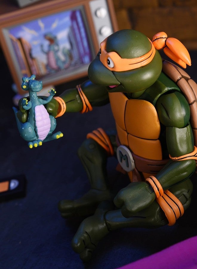 NECA Cartoon Michelangelo Figurine 18 Cm - Image 4