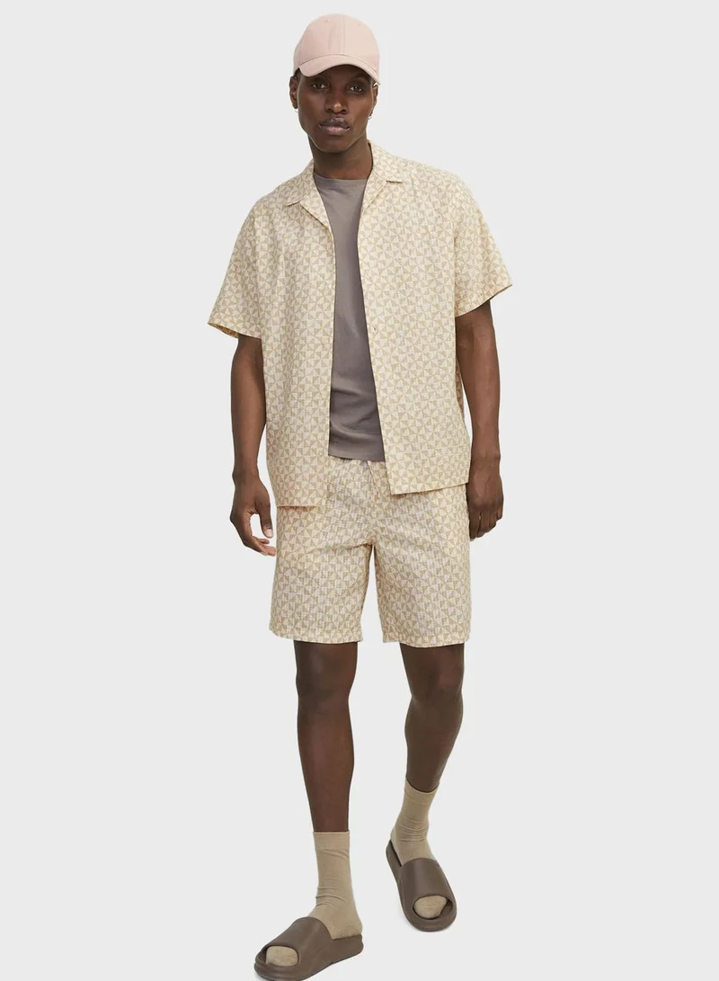 JACK & JONES Jorluke Seerucker Printed Regular Fit Shirt